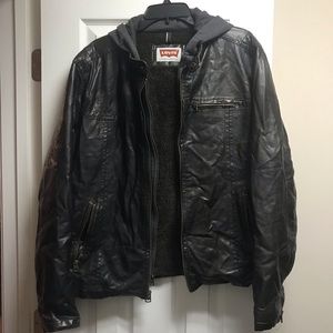 Leather Levi Coat